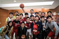 Contestants and cheering friends at CWChallenge: Basketball